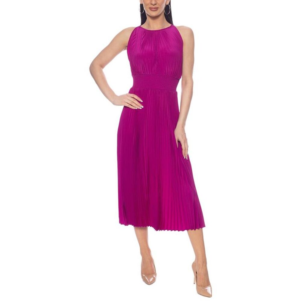 Oleg Cassini Womens Midi Dress